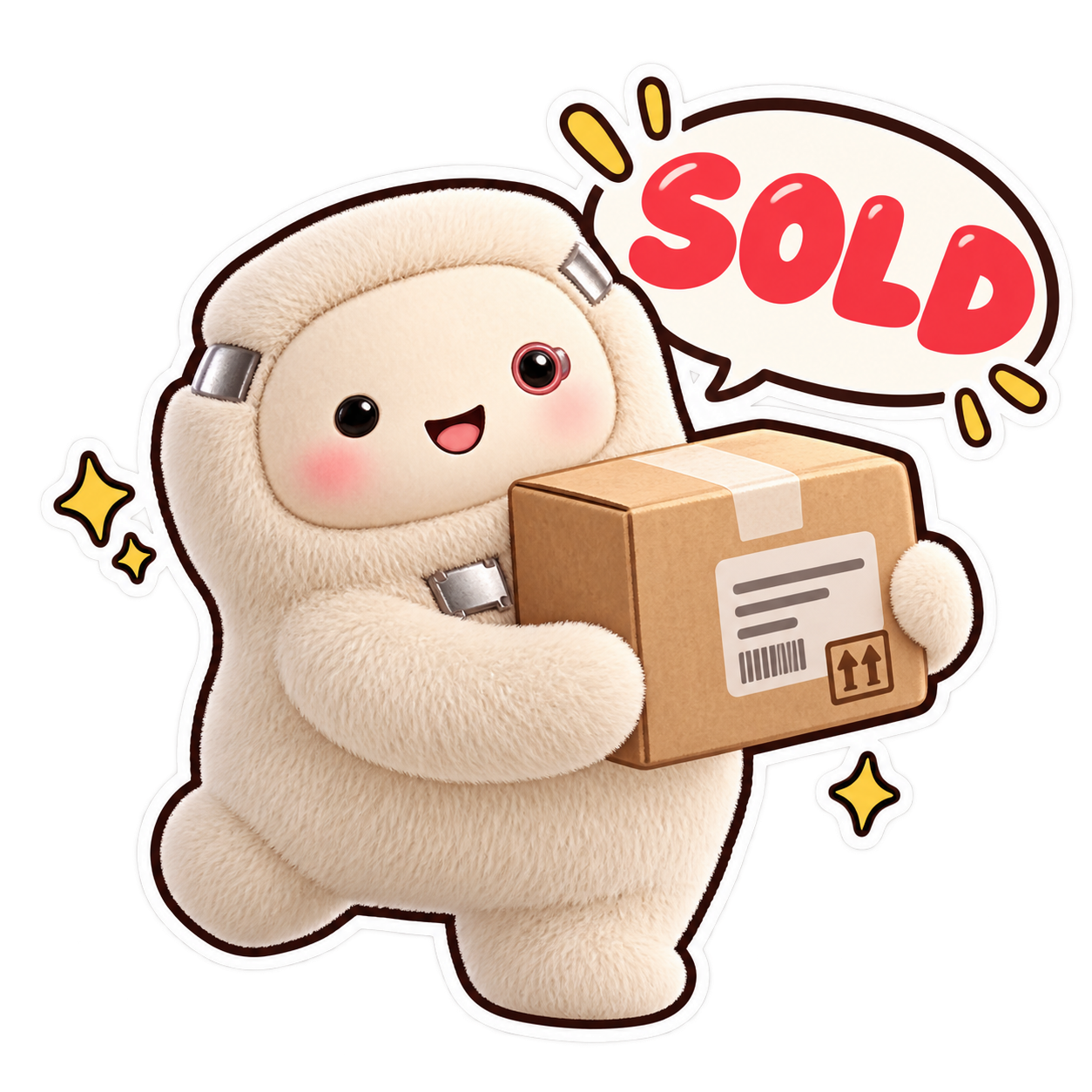 SOLD sticker